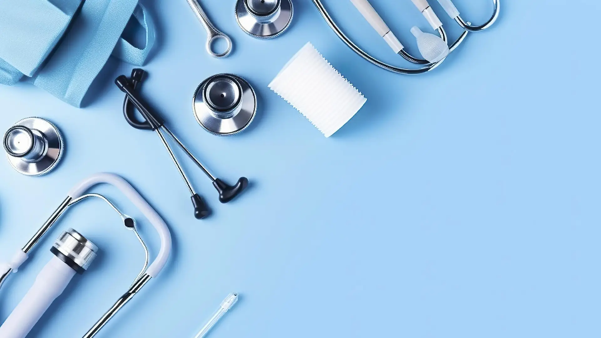 Modern medical equipment and healthcare supplies