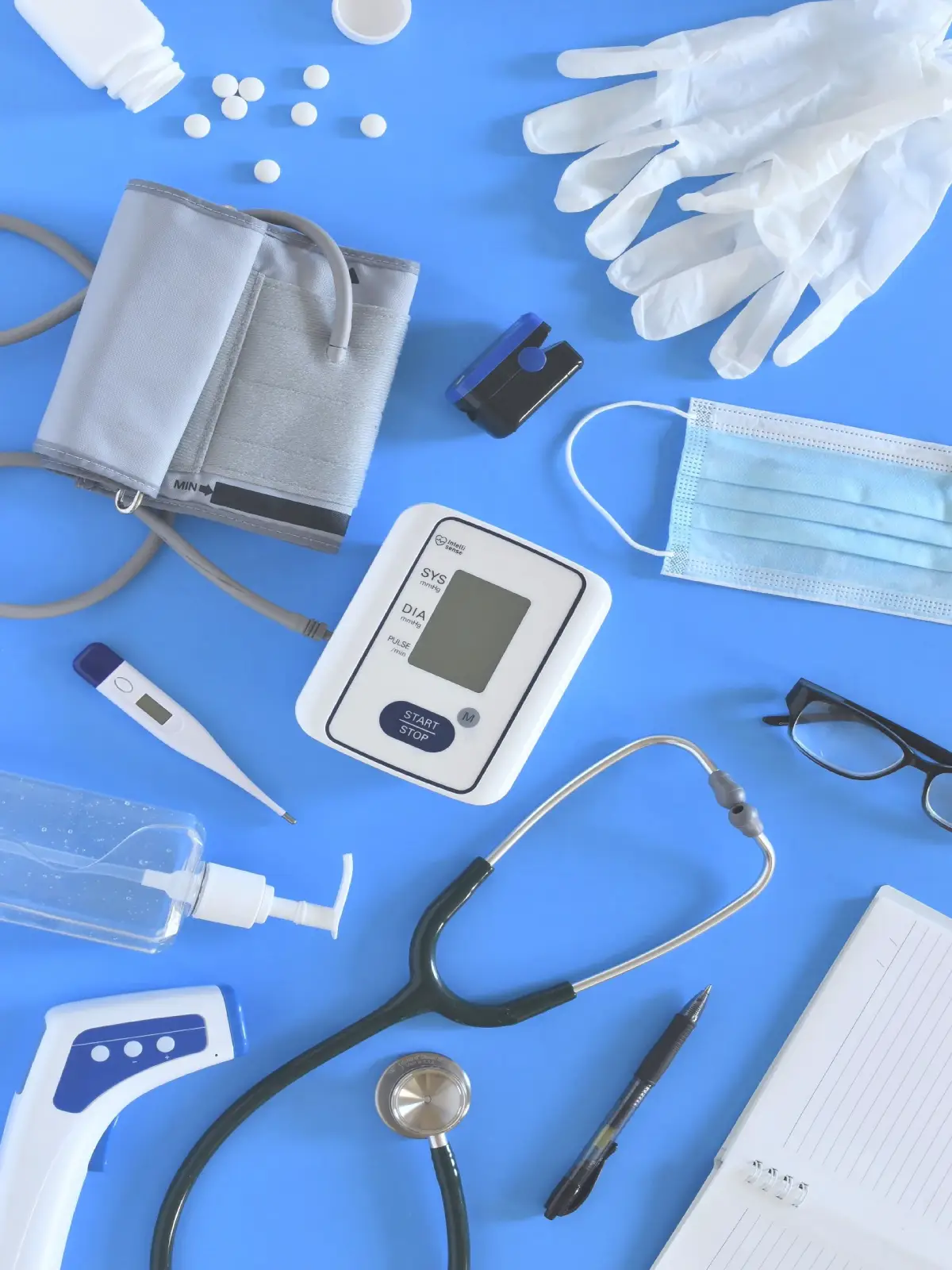 Modern medical equipment and professional healthcare supplies